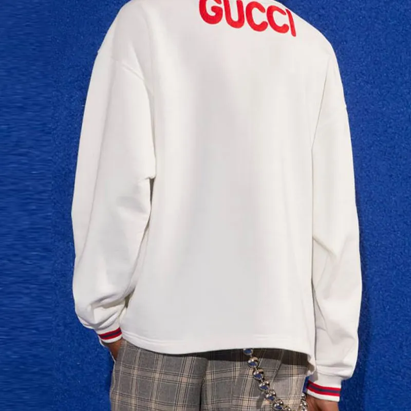 GUCCI X Mlb 2022 Cotton Jersey Sweatshirt With Yankees Patch-4