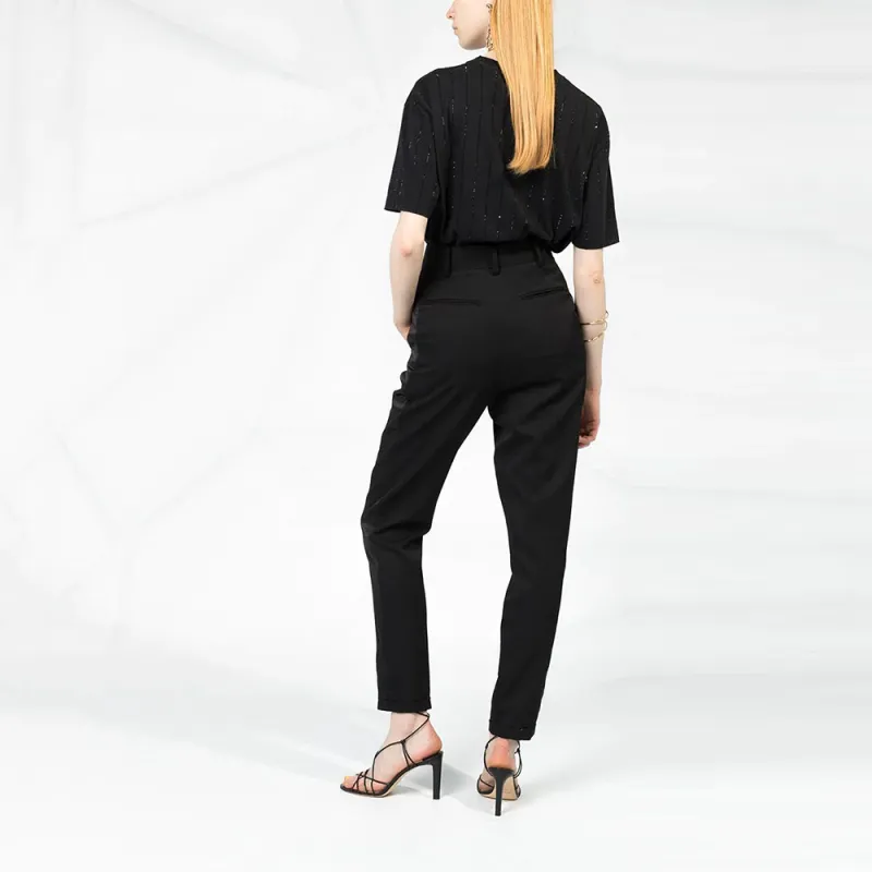 SAINT LAURENT Casual Pants Women's Black-3