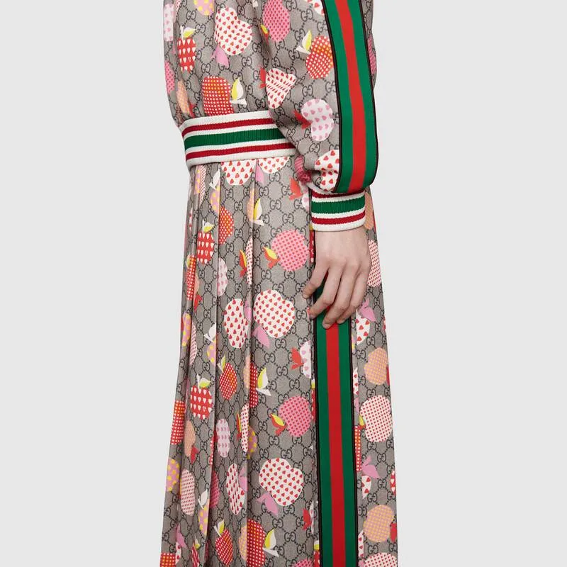GUCCI Casual Long Skirts Women's Brown-5