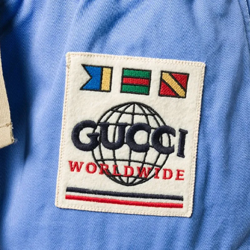 GUCCI FW21 Cargo Shorts Men's Blue-4