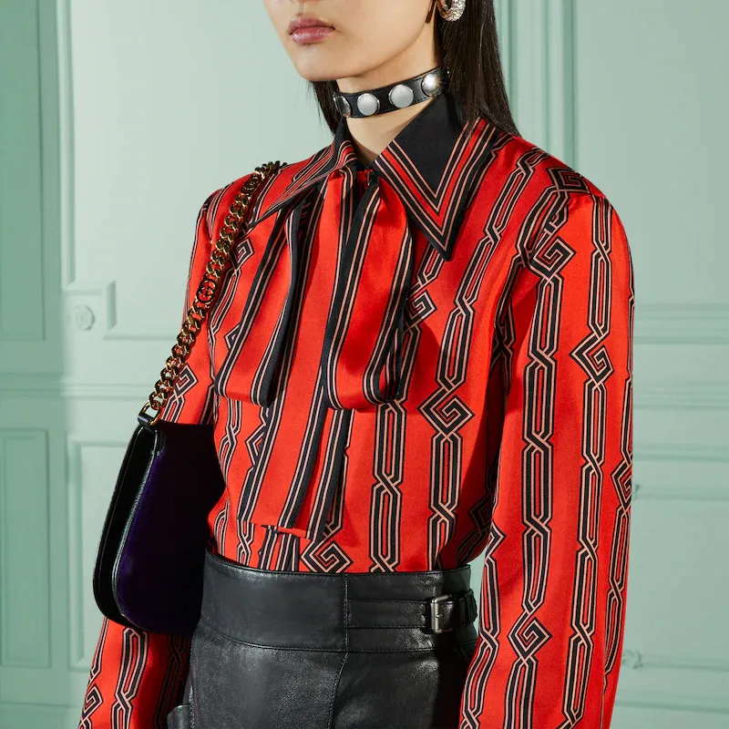GUCCI Shirts Women's Red-4