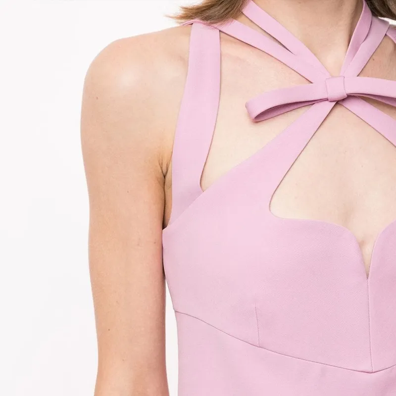 GUCCI Sleeveless Dresses Women's Pink-4
