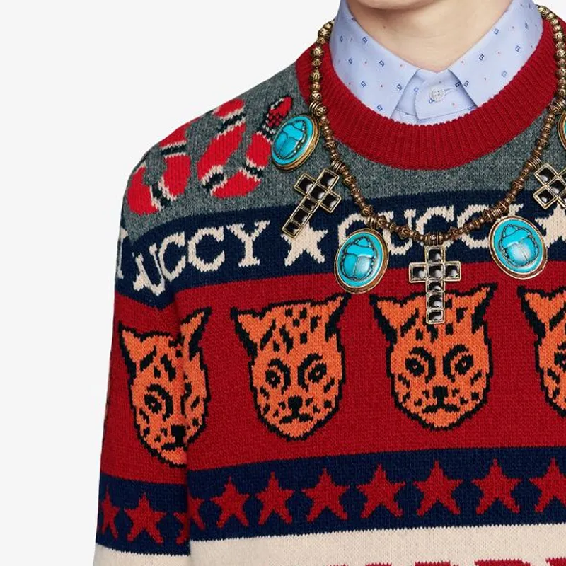 GUCCI Symbol Jacquard Jumper-3