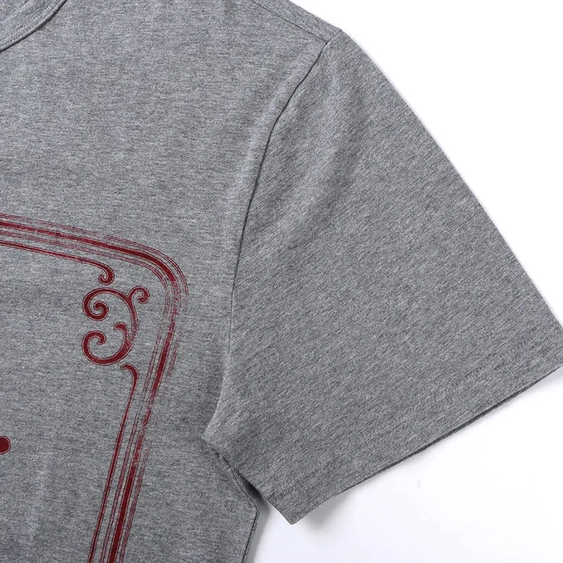 GUCCI T-Shirts Men Gray-2