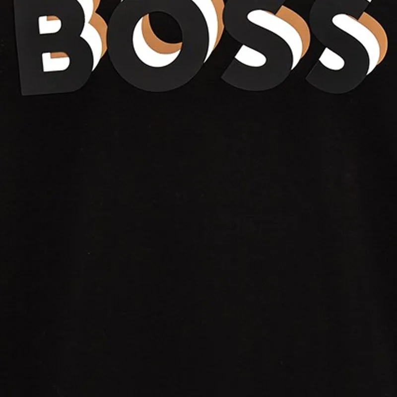 HUGO BOSS Logo print Cotton Sweatshirt-5