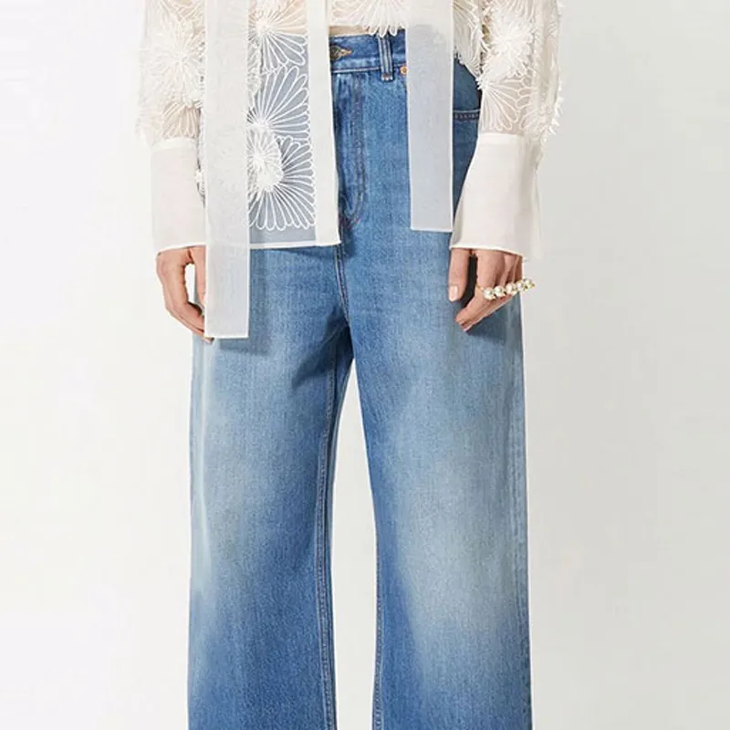 Valentino SS22 Jeans Women's Blue-1