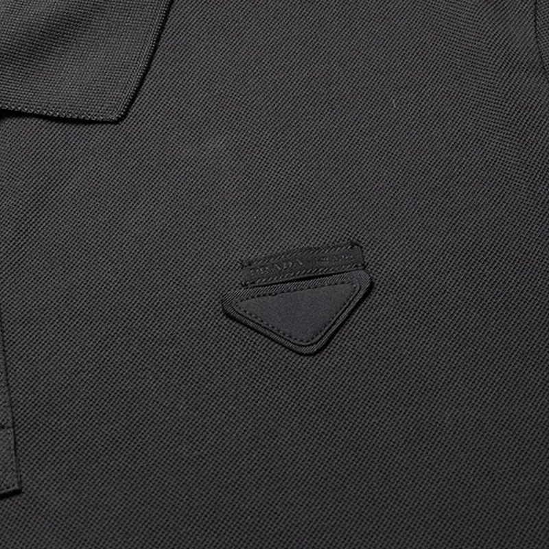 PRADA Polo Shirt Men's Smoke Gray-4