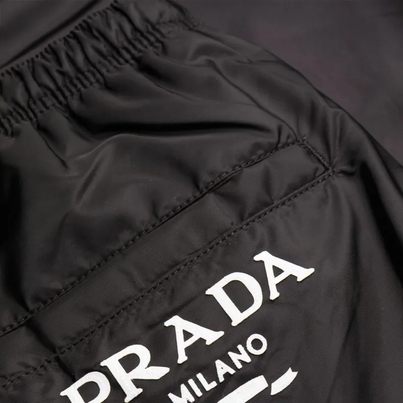 PRADA Swimming Shorts Men's Black-4
