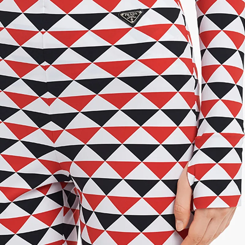 PRADA SS22 Leggings Women's Red-4