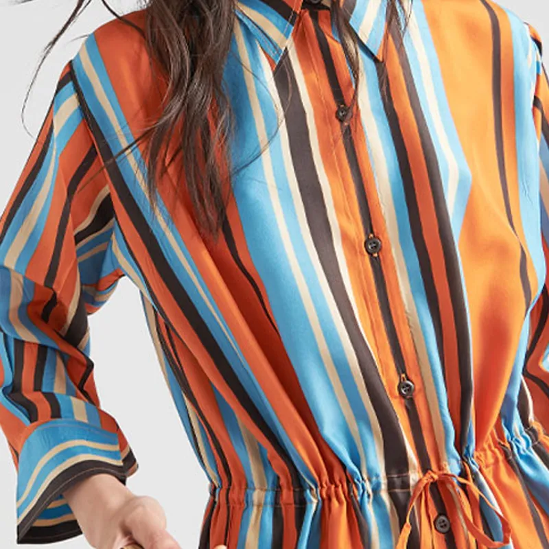 PRADA SS22 Long-Sleeved Dresses Women's Multicolor-5