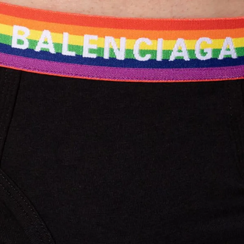 Balenciaga Underpants Slim Fit Men's 1 Pack Black-3