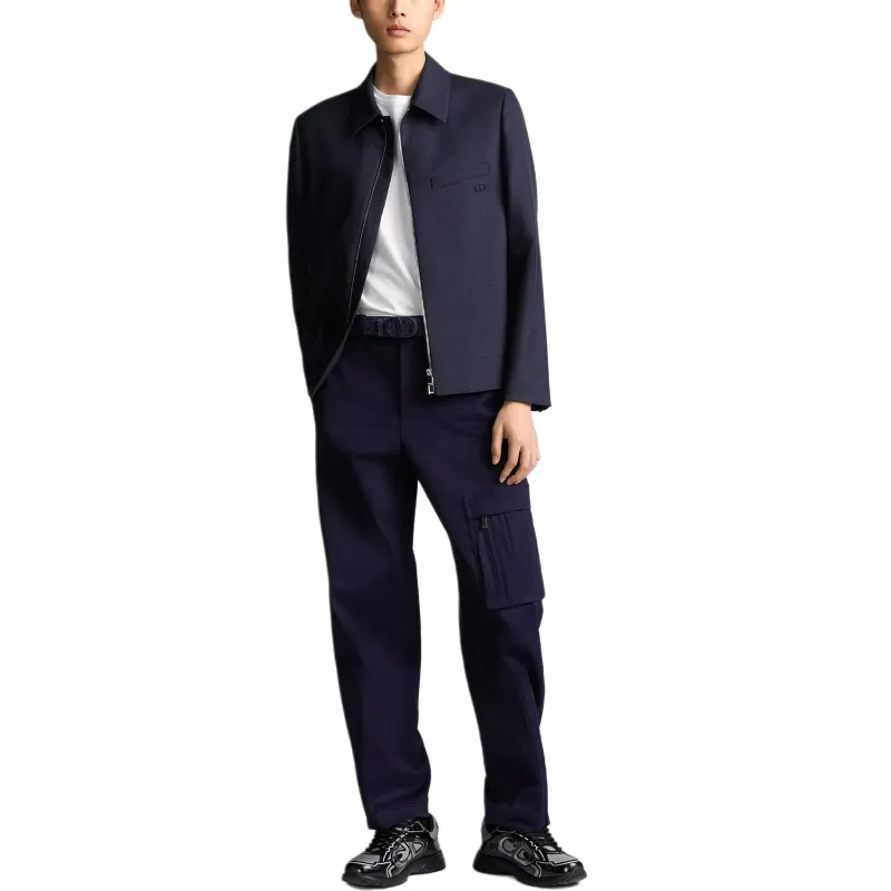 DIOR SS25 Cargo Pants Men's Blue-2