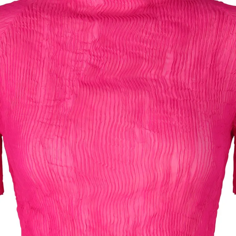 ISSEY MIYAKE T Shirt Women's Pink-4