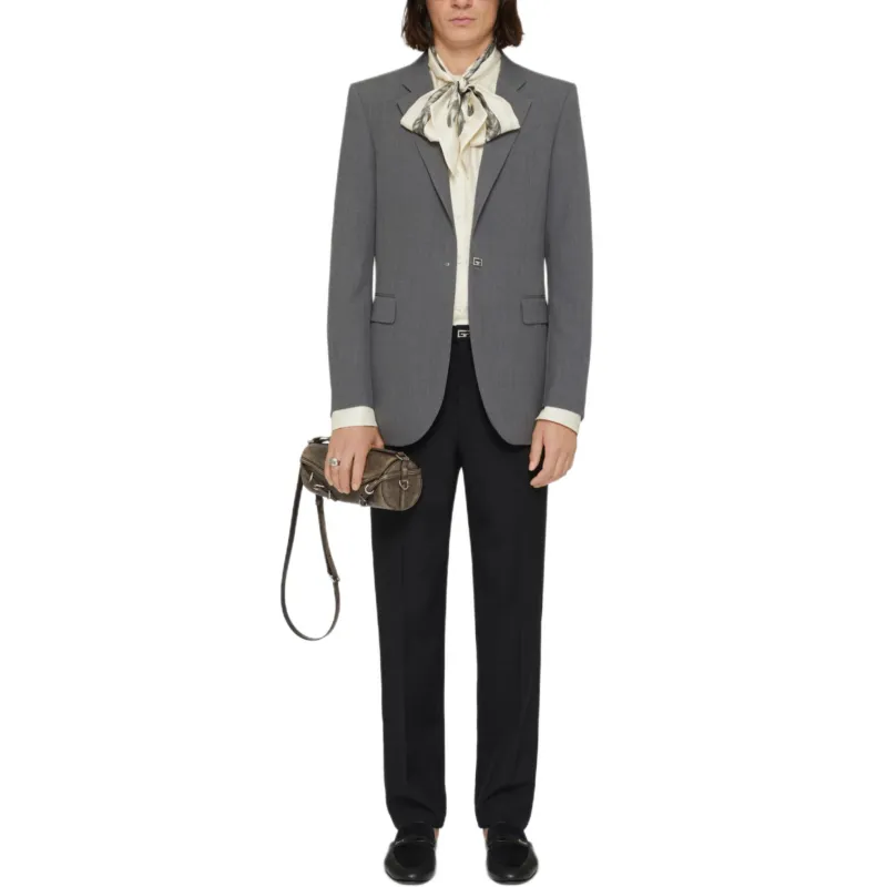 GIVENCHY FW24 Business Suits Coats Men's Gray-1