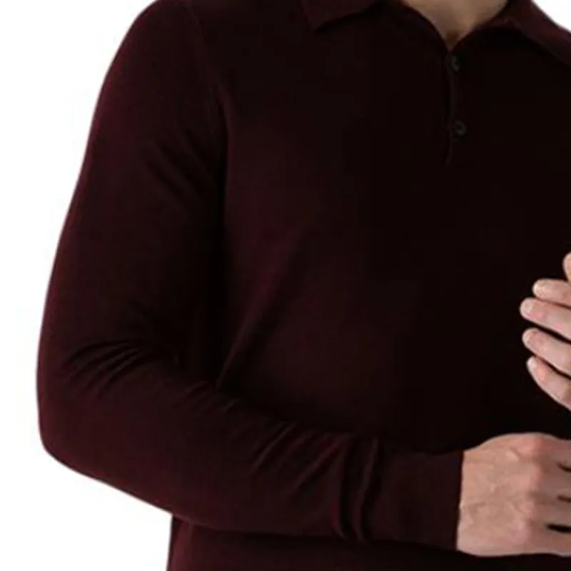SUNSPEL FW23 Polo Shirt Men's Maroon-1