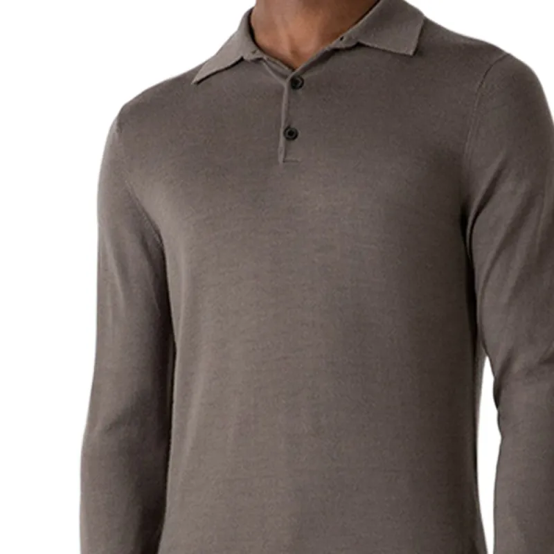 SUNSPEL FW23 Polo Shirt Men's Cedar Brown-1
