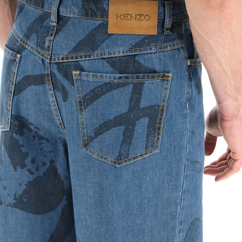 KENZO Jeans Men Blue-4