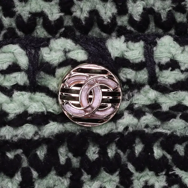 CHANEL Jackets Coats Women's Green-3