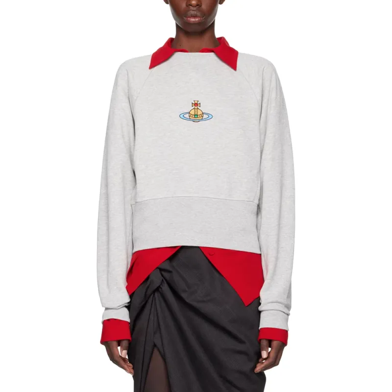 Vivienne Westwood Orb Embroidered Crewneck Sweatshirt-2