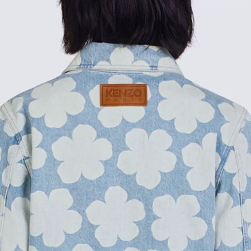 KENZO Printed Worwkear Denim Jacket-4