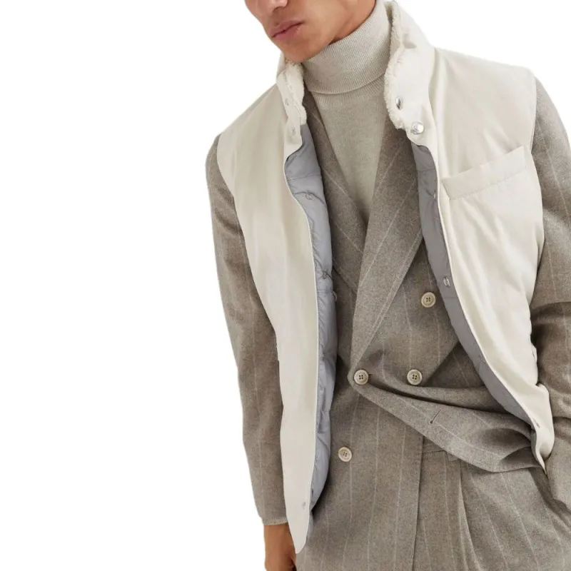 Brunello Cucinelli Sleeveless Padded Jacket-4