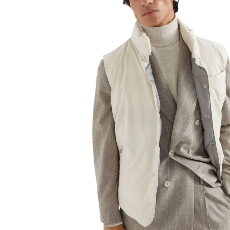 Brunello Cucinelli Sleeveless Padded Jacket-3