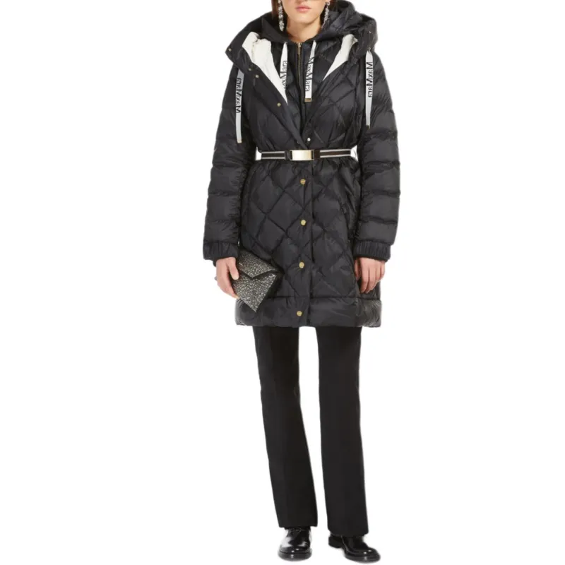 MaxMara Trecap Collection Down Jacket Women's Black-2