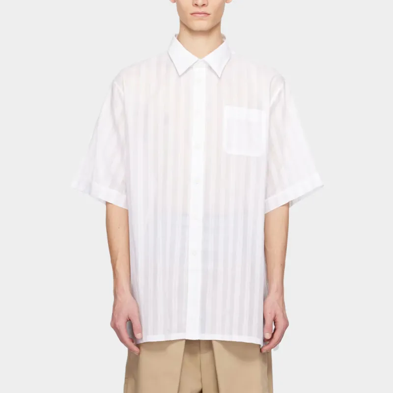 Givenchy Striped Chiffon Shirt-4