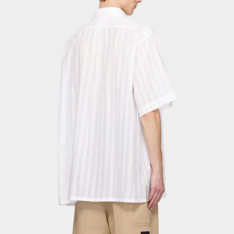 Givenchy Striped Chiffon Shirt-5