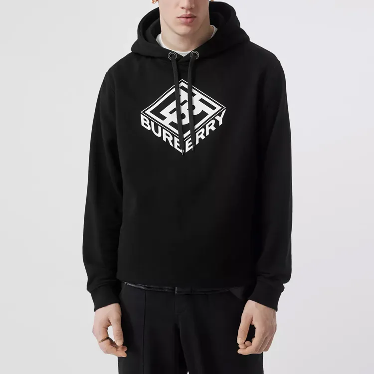Burberry Sweatshirts Men Black-2
