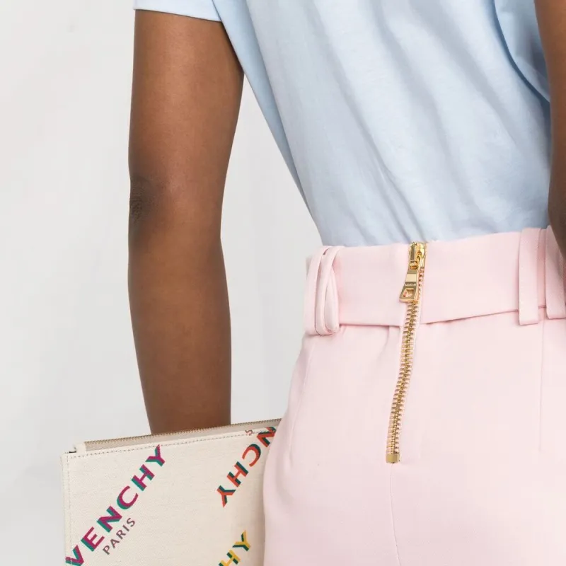BALMAIN FW21 Skirt Women's Pink-5