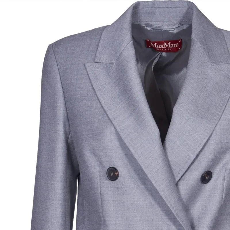 MaxMara Studio Cottage Double Breasted Blazer-2