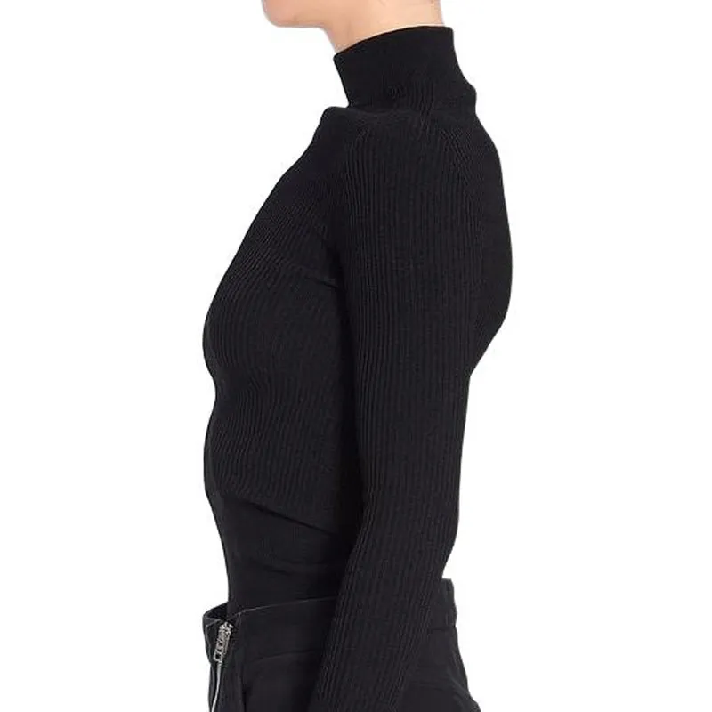 Alaia Ribbed Knitted Bodysuit-6