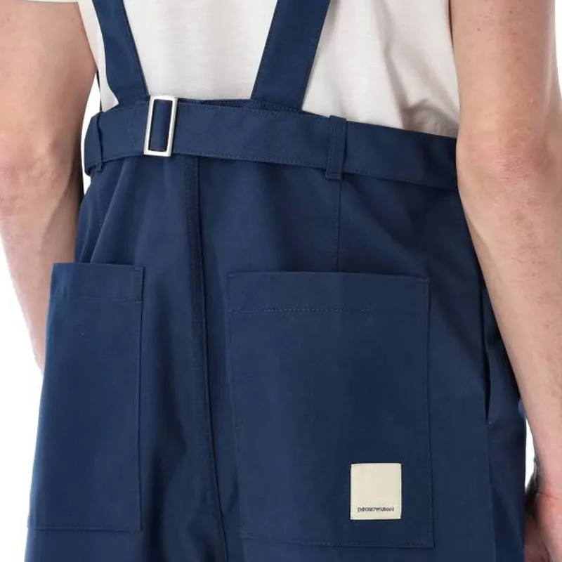 EMPORIO ARMANI SS23 Jumpsuit Men's Blue-4
