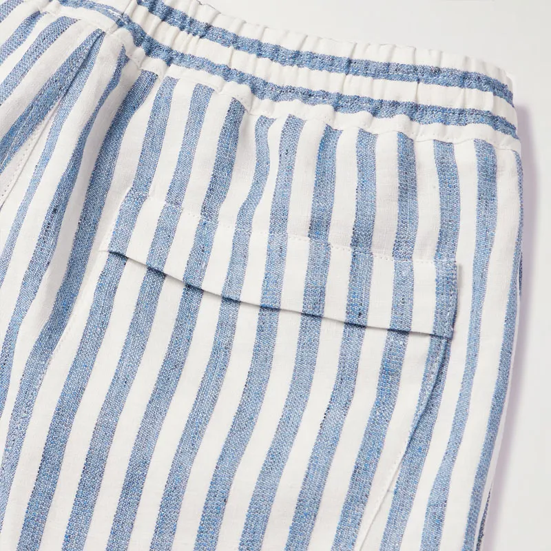 Loro Piana Casual Shorts Men Blue-4