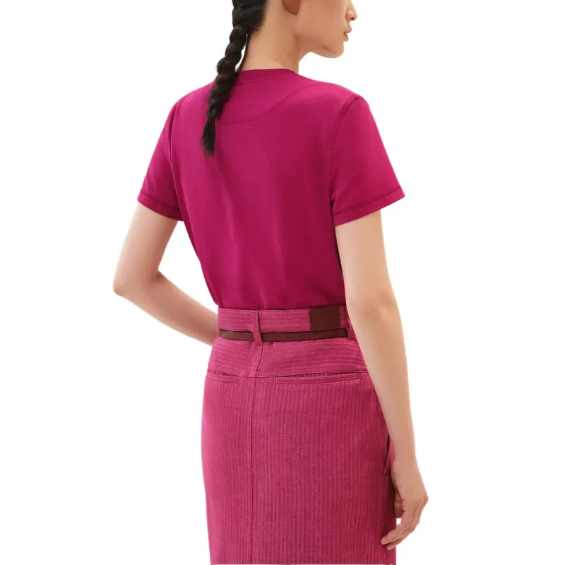 HERMES T Shirts Women's Nine Flower Kudzu Pink-1