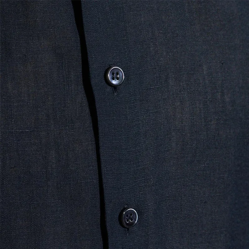 GIORGIO ARMANI Linen Shirt-4