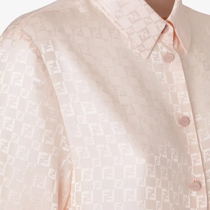 FENDI Monogrammed Long Sleeved Shirt-3