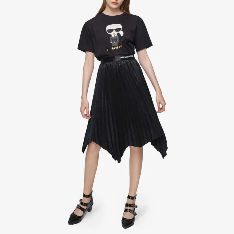 KARL LAGERFELD Casual Long Skirt Women's Black-2