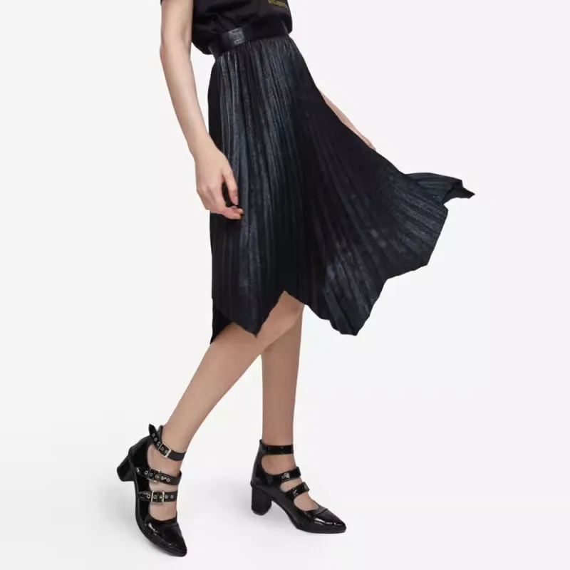 KARL LAGERFELD Casual Long Skirt Women's Black-5