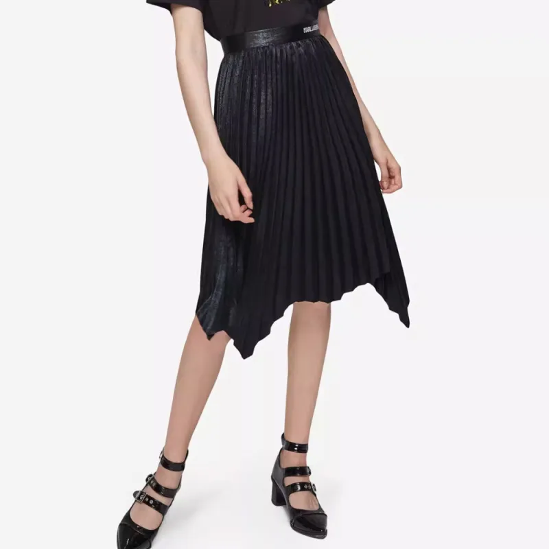 KARL LAGERFELD Casual Long Skirt Women's Black-4