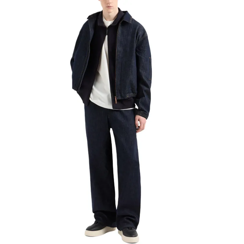 ARMANI EXCHANGEAE Casual Pants Men's Blue-3