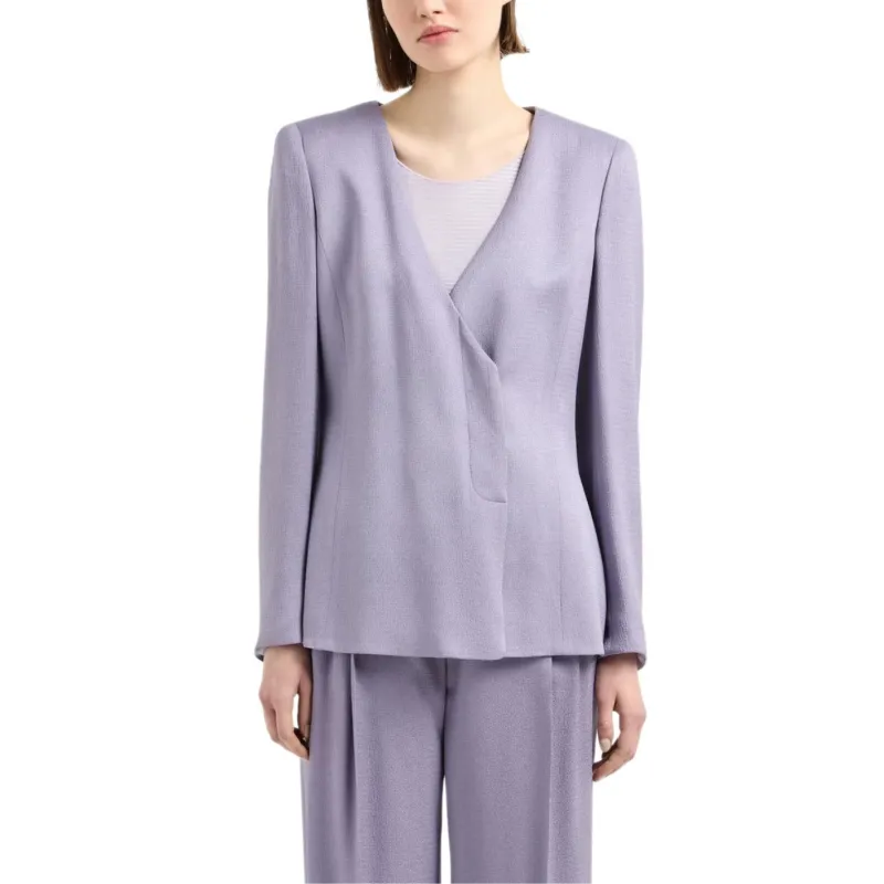 EMPORIO ARMANI Crepe Blazer-1