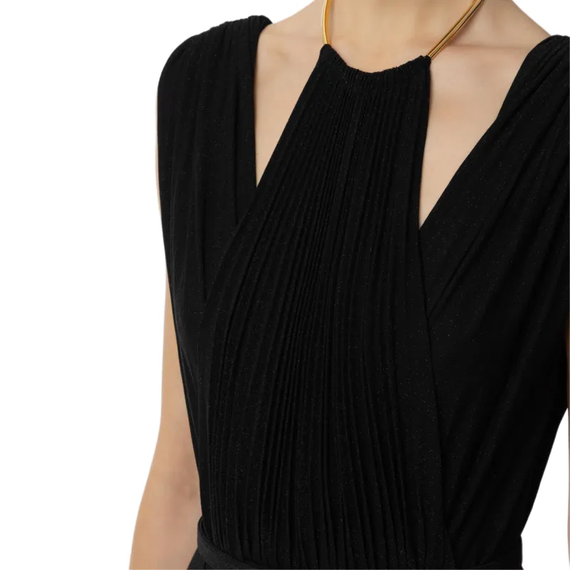 Elisabetta Franchi Belted Lurex Gown-2