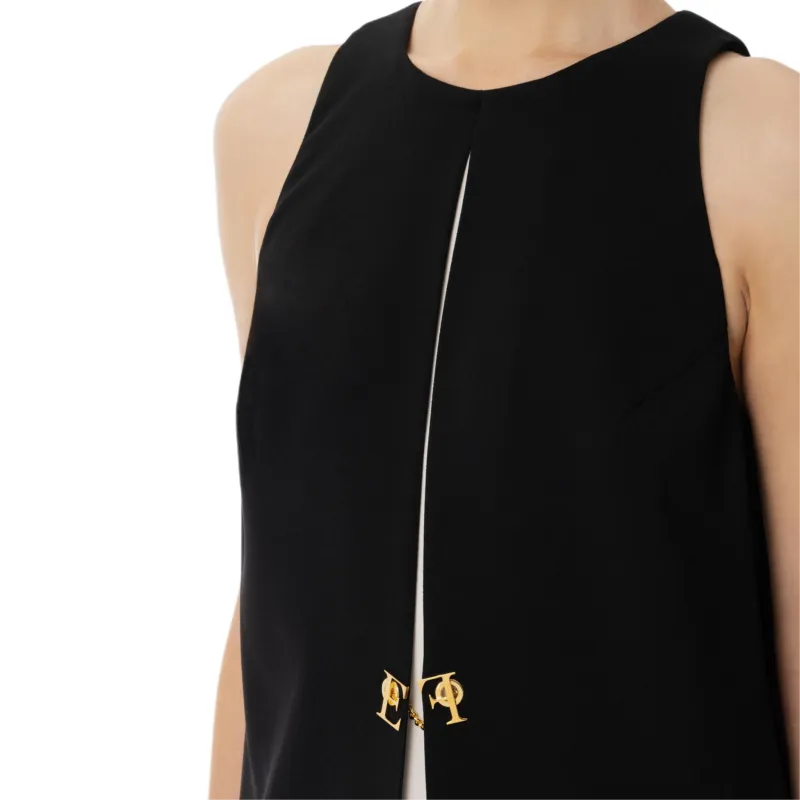Elisabetta Franchi Cutout detail Sleeveless Dress-2