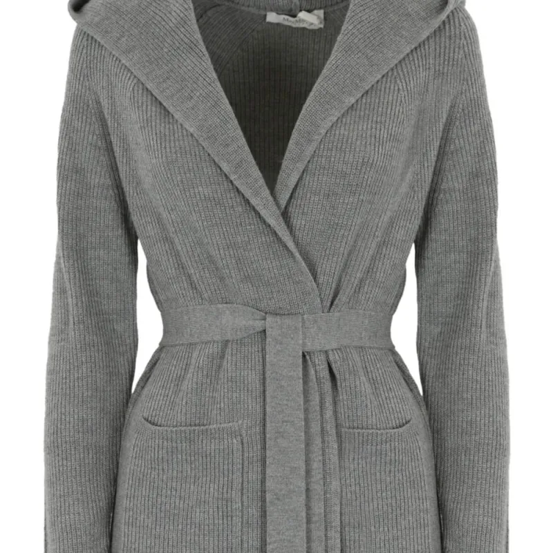 MaxMara Finezza Belted Cardigan-2