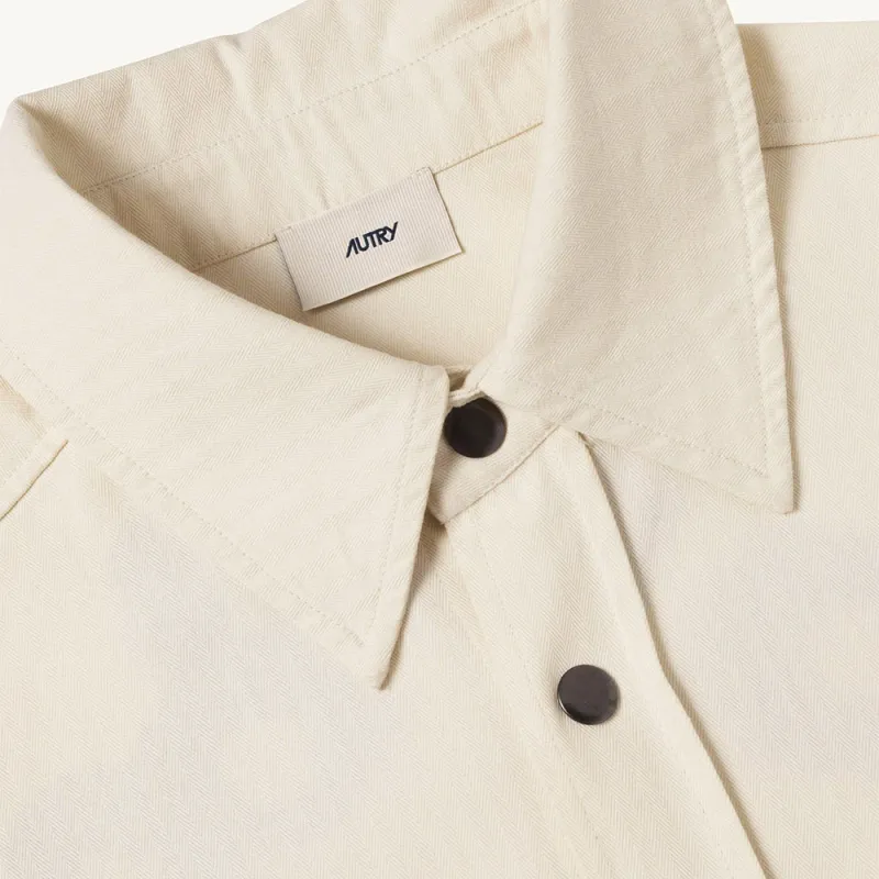 AUTRY Herringbone Overshirt-6