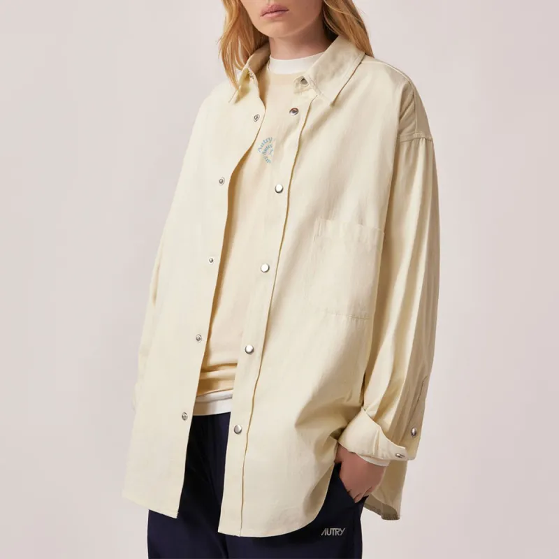 AUTRY Herringbone Overshirt-3