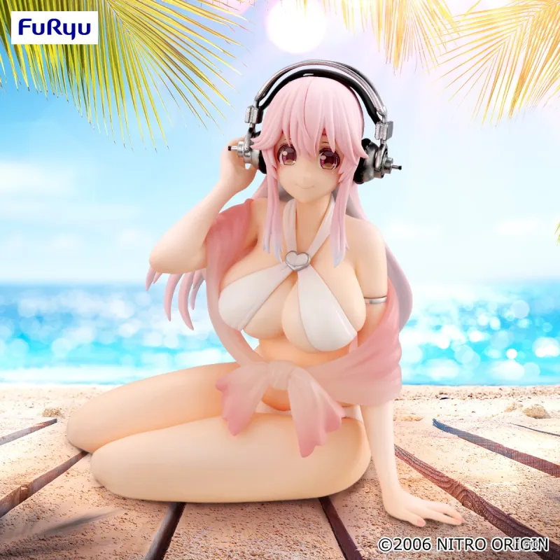FURYU Super Sonico Instant Noodles Summer Memory Ver. Bonus Gifts 11cm-3