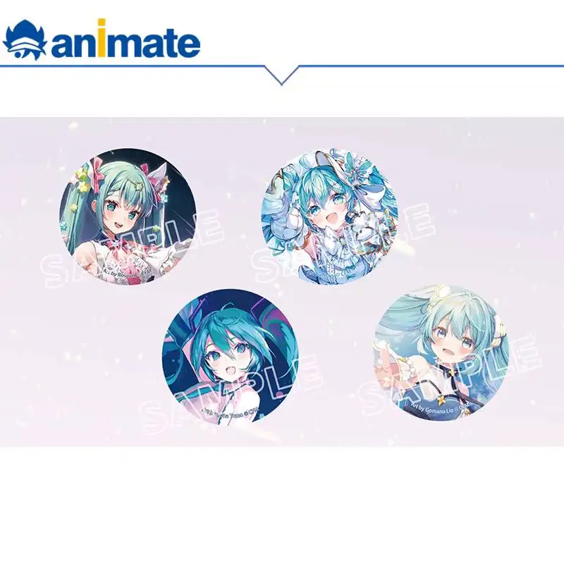Animate Hatsune Miku Trading Card Game HATSUNE MIKU EXPO 10th Anniversary Commemoration Badges-1